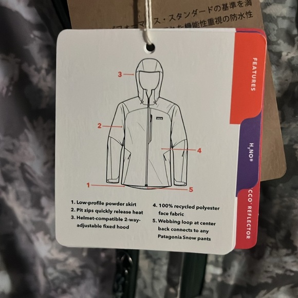 NWT Patagonia Women’s Insulated Powder Town Ski Jacket (Hemlock Green)Sz XXL$399 - Picture 6 of 10